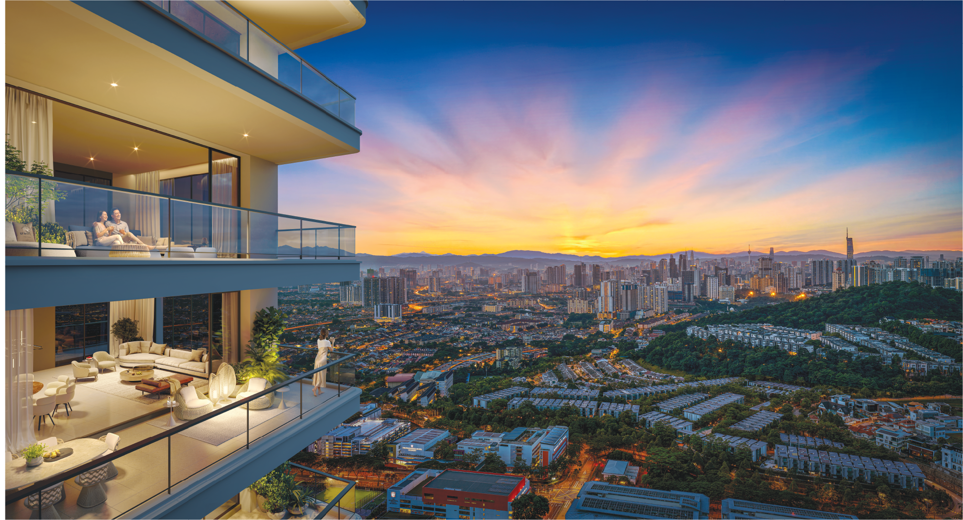 ParkCity Residences skyline view